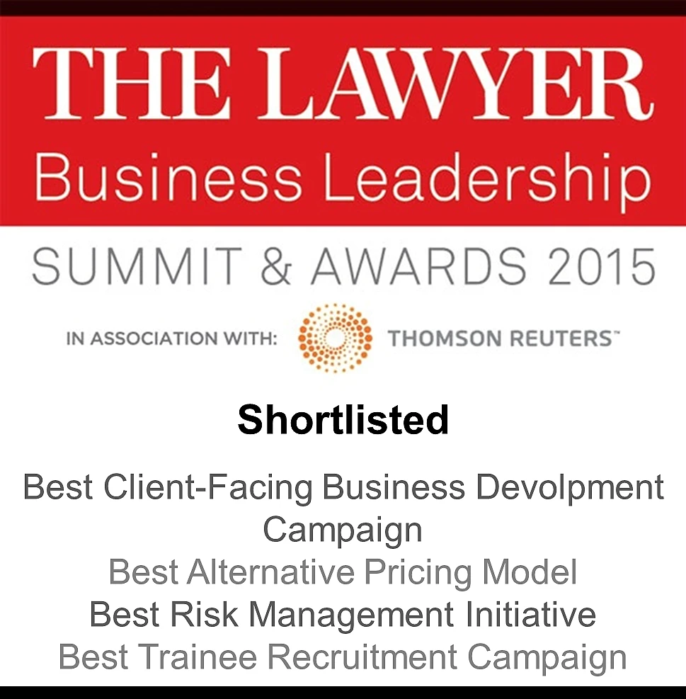 VdA nos The Lawyer Business Leadership Awards 2015