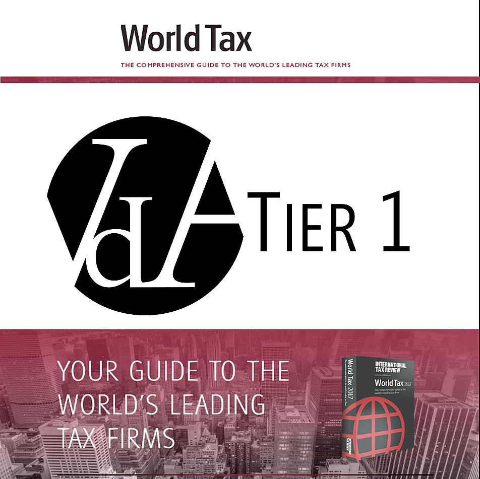 VdA distinguished as Tax leading firm by the International Tax Review