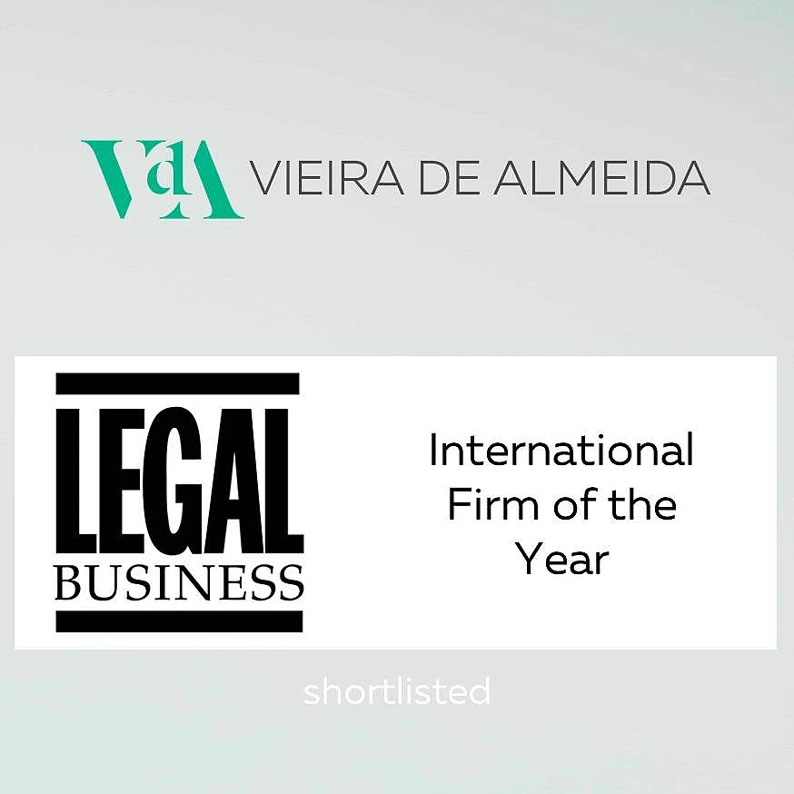 VdA the only Portuguese law firm shortlisted in the Legal Business awards
