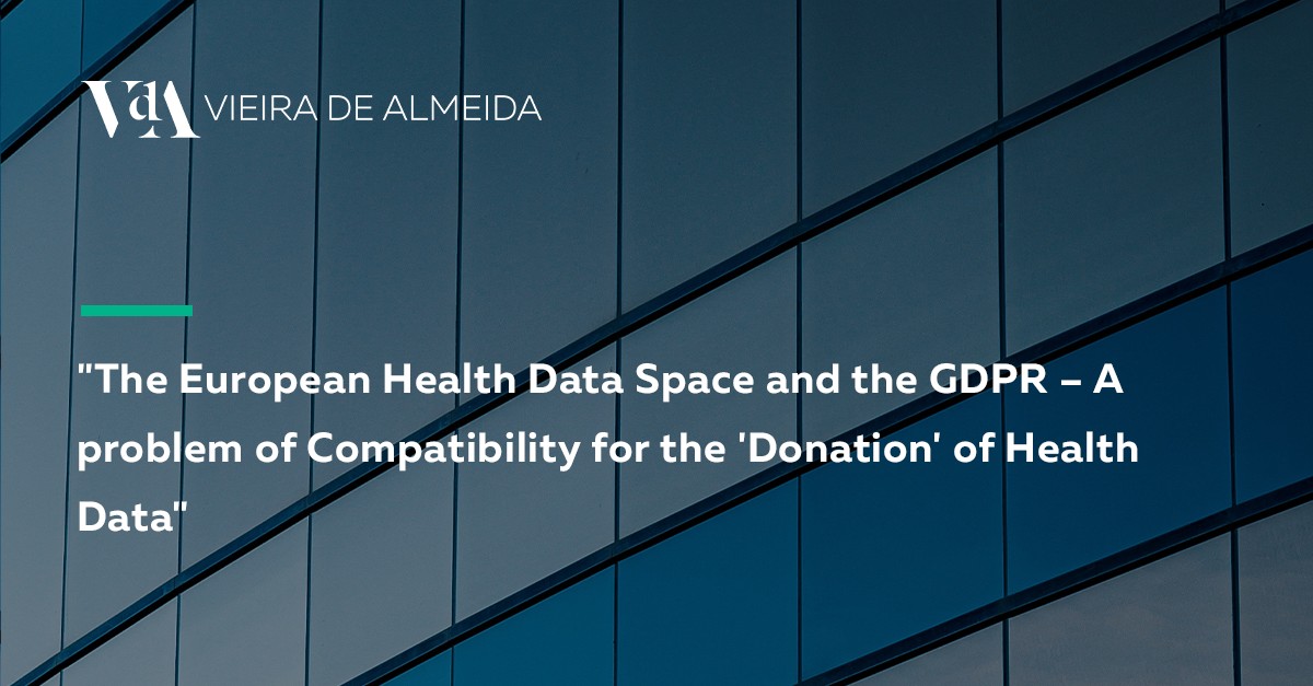 The European Health Data Space and the GDPR – A problem of Compatibility for the 'Donation' of Health Data