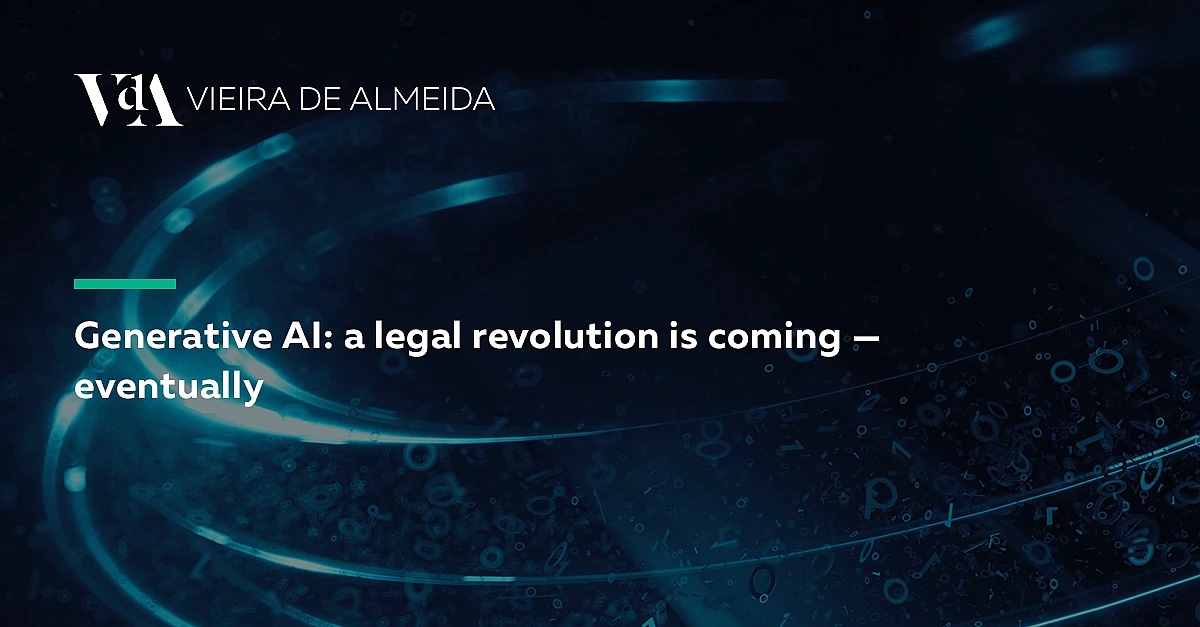 Generative AI: a legal revolution is coming — eventually