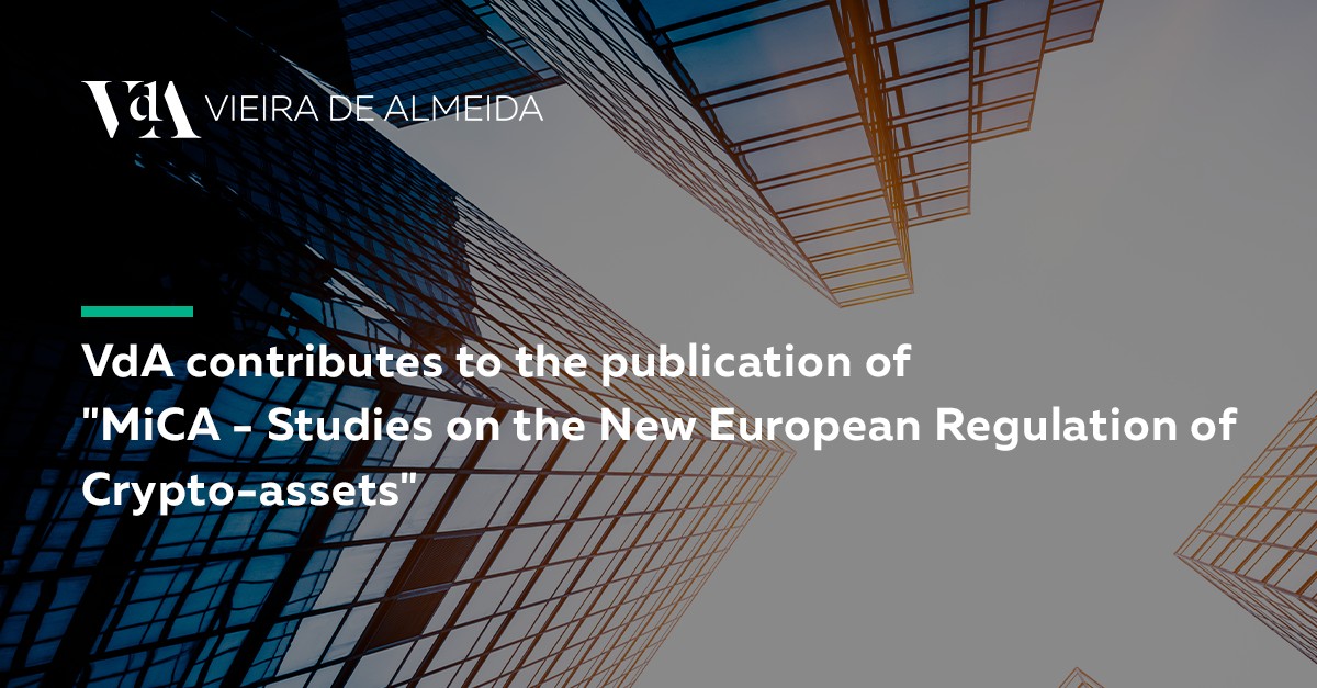 VdA contributes to the publication of MiCA - Studies on the New European Regulation of Crypto-assets