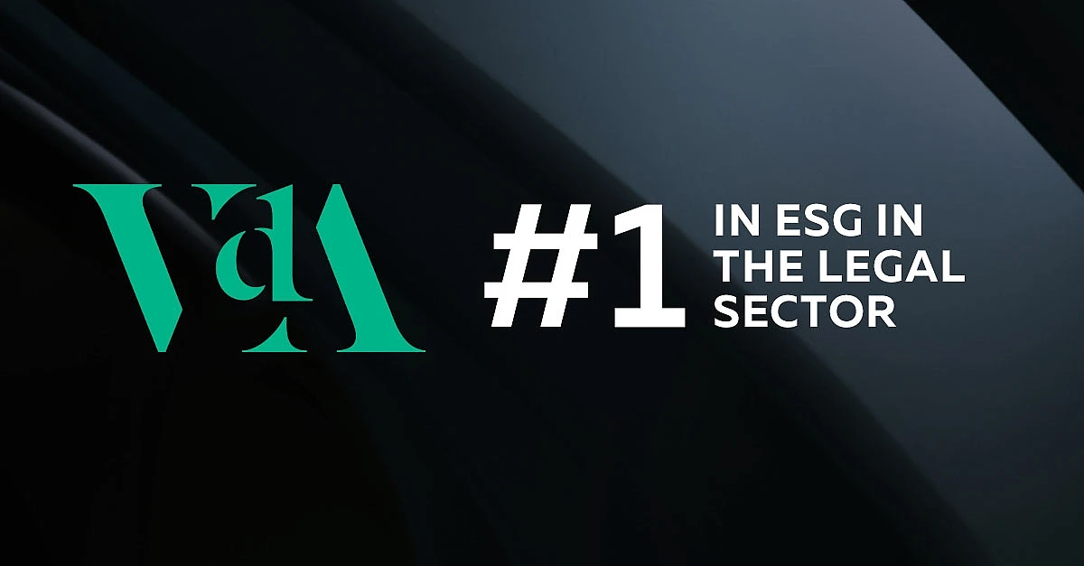 VdA is #1 in ESG in the Legal Sector