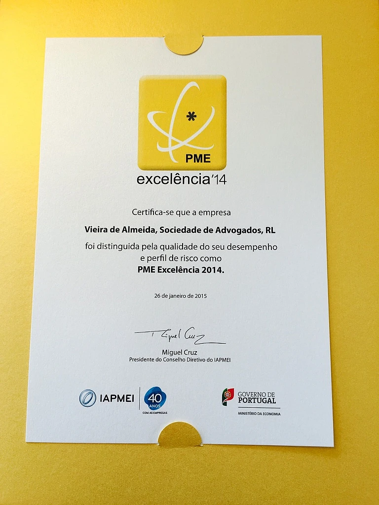 VdA PME Excelência 2014