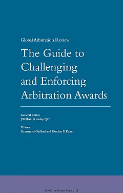 GAR Know how – Challenging and Enforcing Arbitration Awards 2019 - Portugal