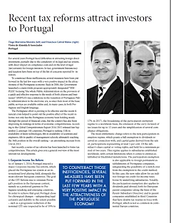 Recent tax reforms attract investors to Portugal
