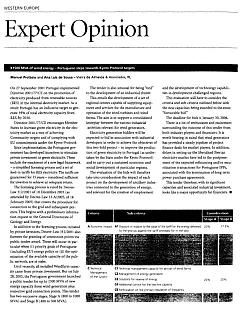 Portuguese steps towards Kyoto Protocol targets 