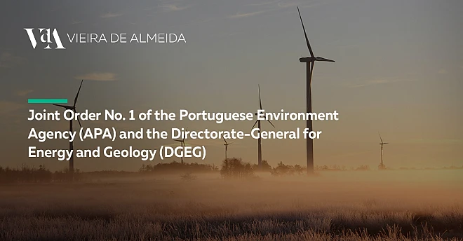 Joint Order No. 1 of the Portuguese Environment Agency (APA) and the Directorate-General for Energy and Geology (DGEG)