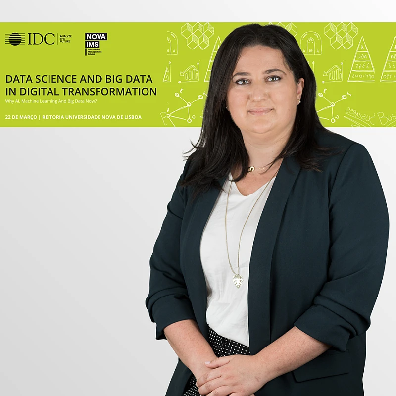 Isabel Ornelas at IDC Data Science and Big Data Forum 2018