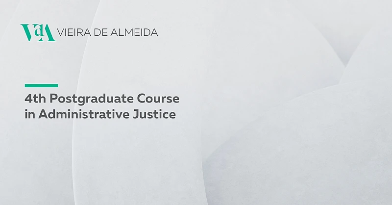 VdA teaches on the 4th Postgraduate Course in Administrative Justice
