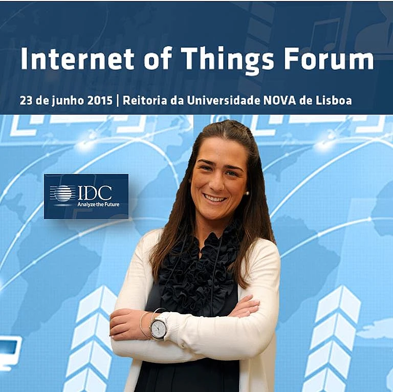 Nádia Crujeira da Costa at an IDC event