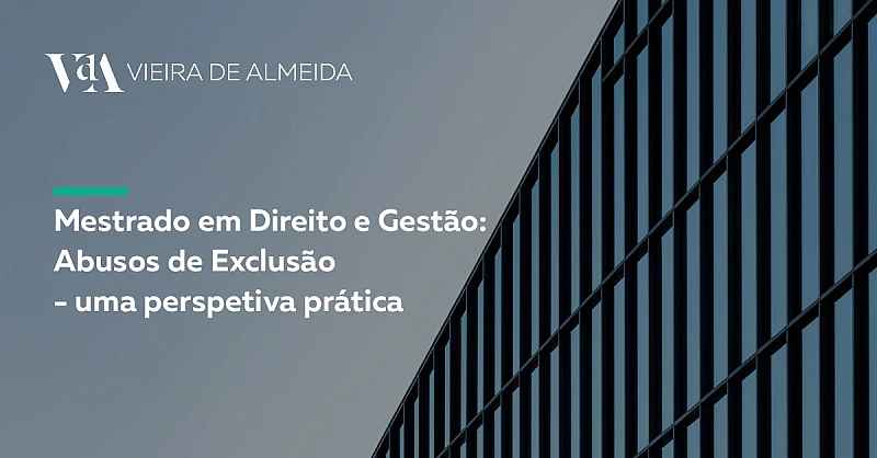 VdA leciona módulo no Mestrado em Direito e Gestão